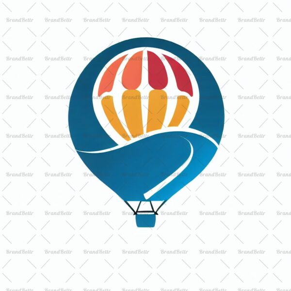 Reisender Heißluftballon